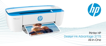 Printer HP 3775, Printer multifungsi nirkabel terkecil yang dapat membantu aktifitas cetak anda di rumah maupun di kantor.